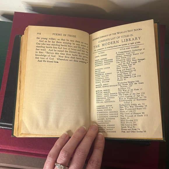 Modern Library Fairy Tales and Poems in Prose by Oscar Wilde Vintage 1925-1929 - Picture 13 of 15